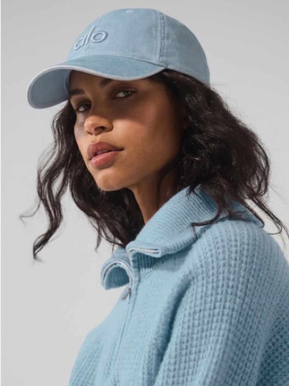🩵ALO🩵 Washed Off Duty Denim Hat